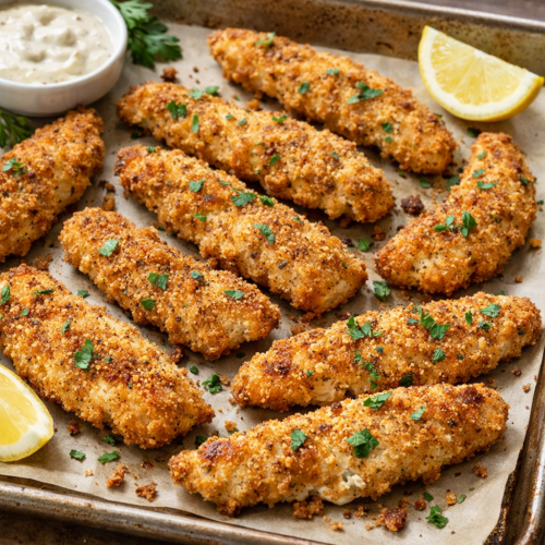Almond-Crusted Chicken Strips