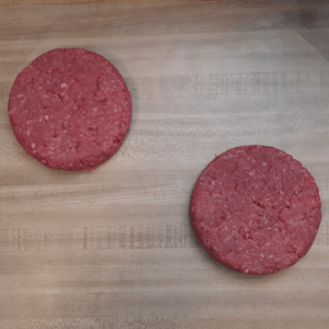 LuvMyRecipe.com - 2 Burgers Shape Raw Top