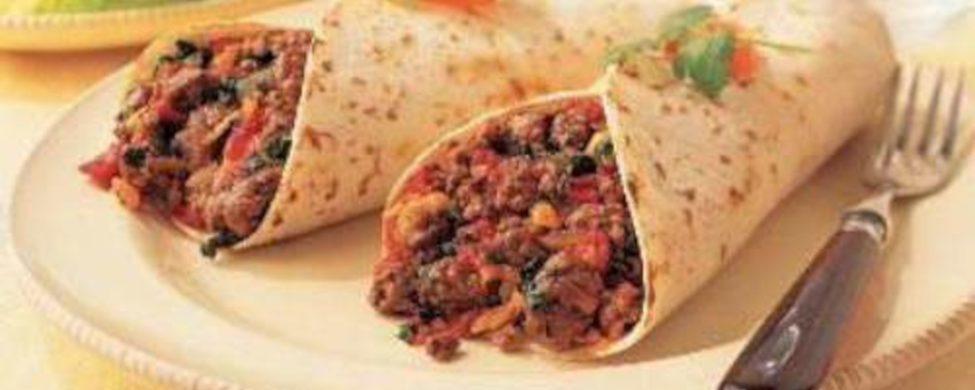 Beef And Salsa Burritos