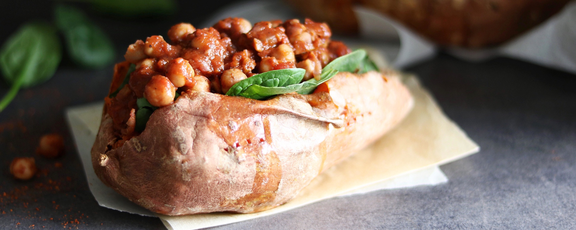 Berbere Spice Chickpeas and Sweet Potato
