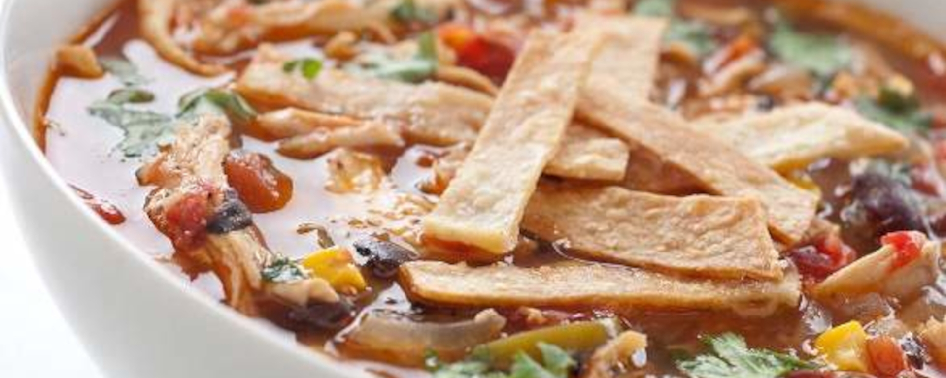 LuvMyRecipe.com - Best Tortilla Soup Recipe Featured