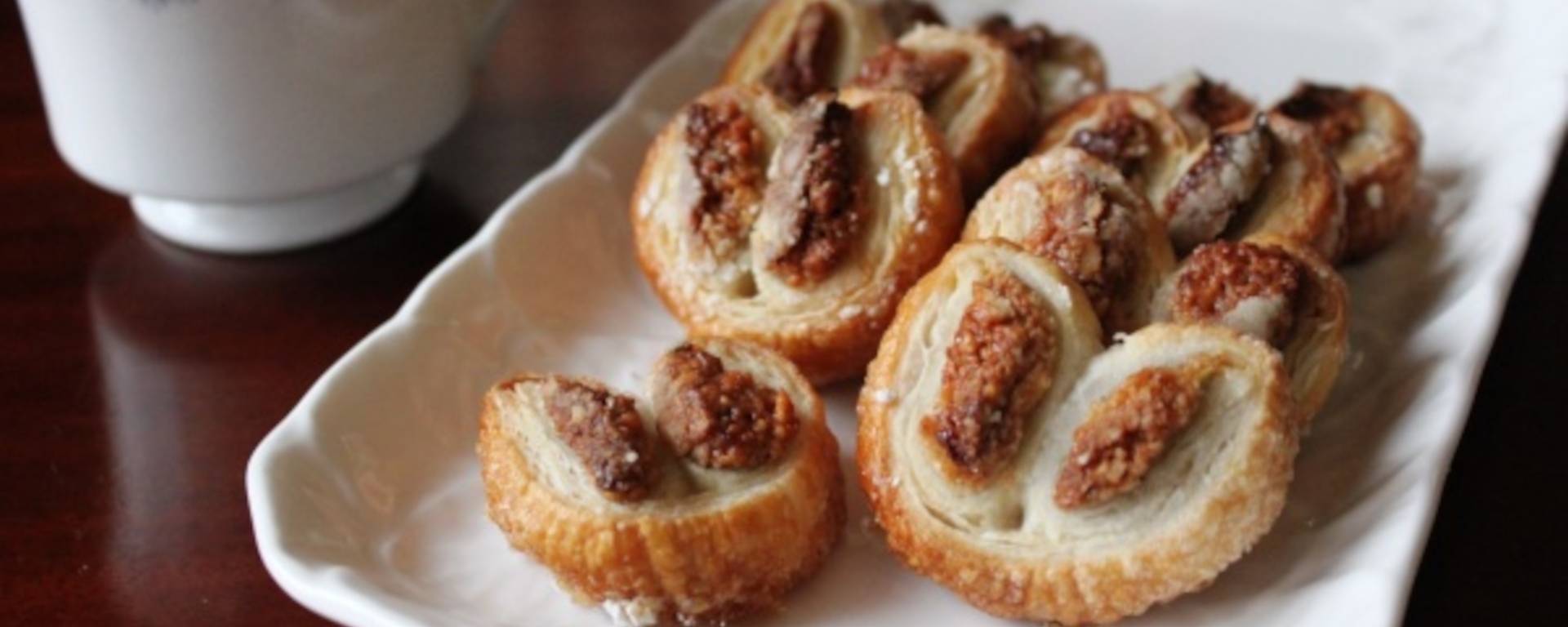 Cashew and Rosewater Palmiers