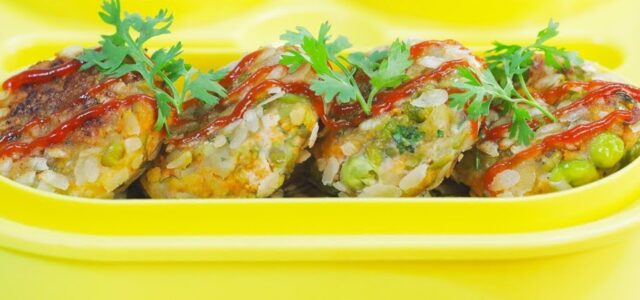 LuvMyRecipe.com - Crunchy Poha Veggie Tikkis Featured