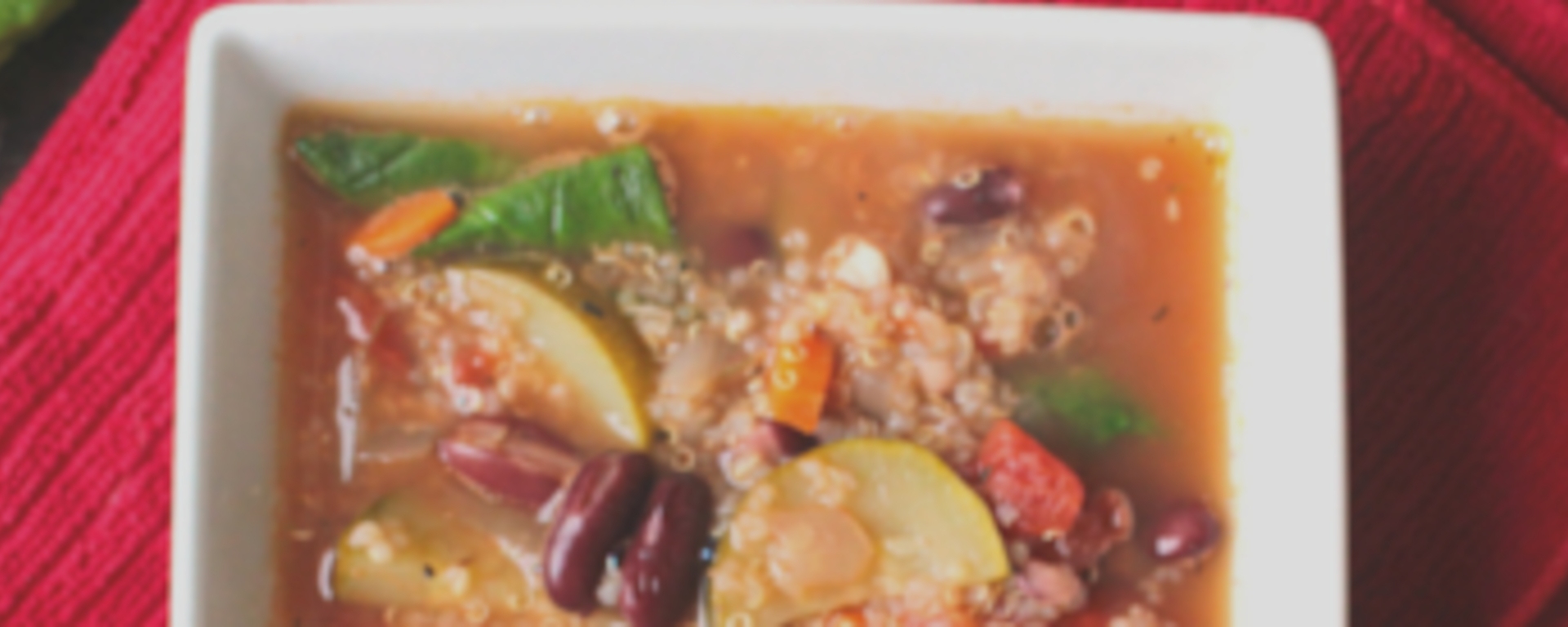 LuvMyRecipe.com - Quinoa Veggie Soup Featured