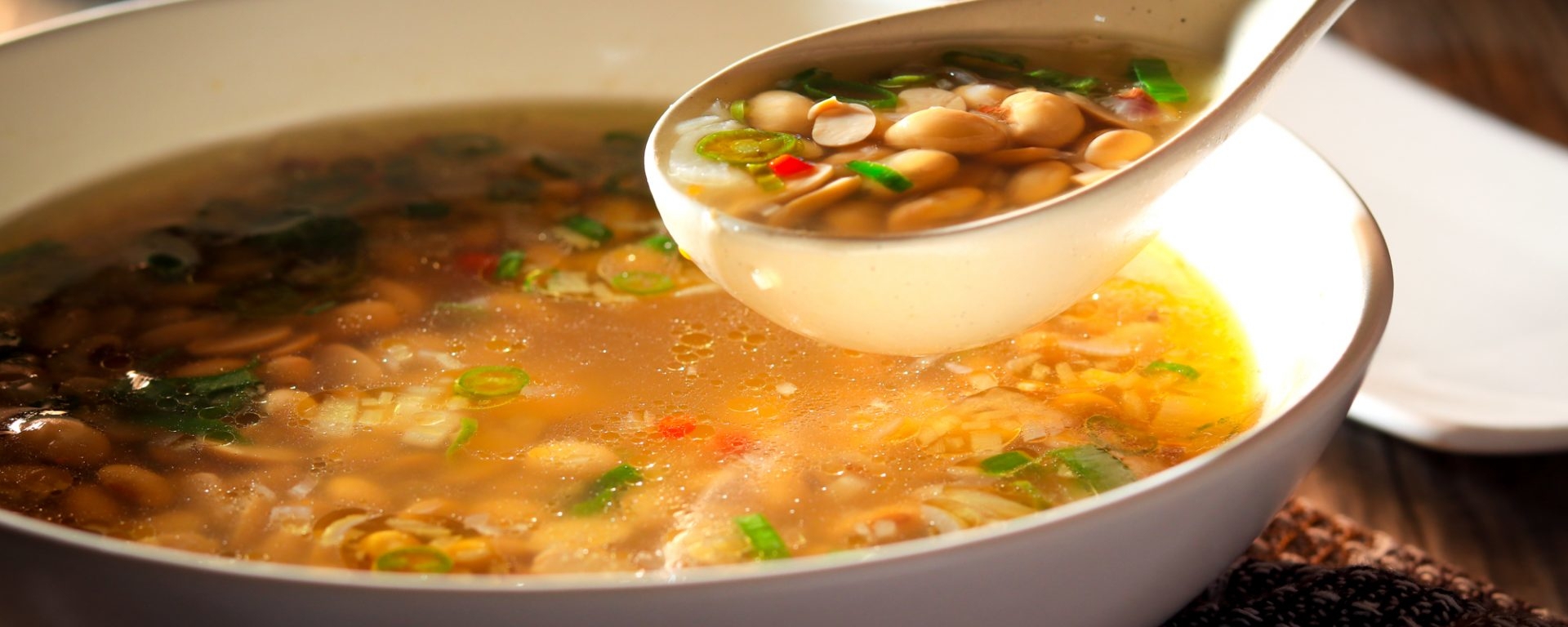 Ginger and Chilli Soy Bean Soup