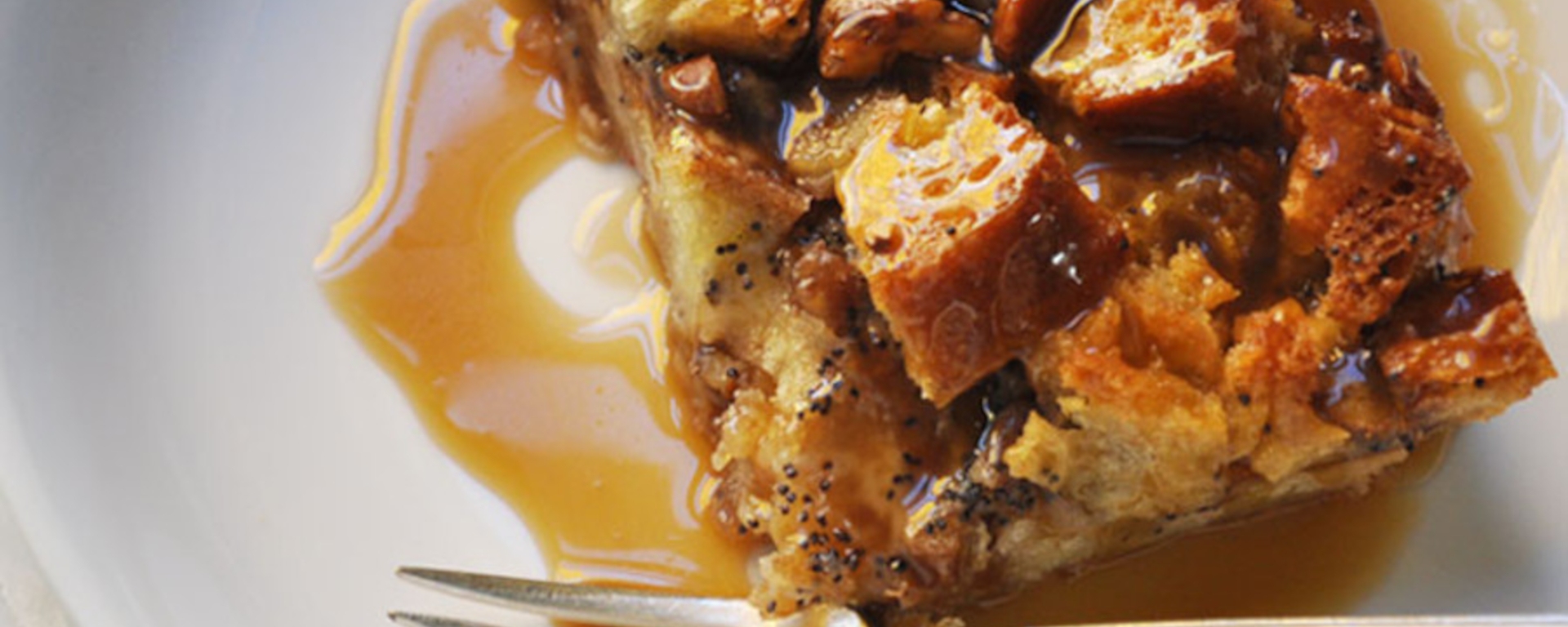 Gingerbread Spiced Bread Pudding With Bourbon Sauce