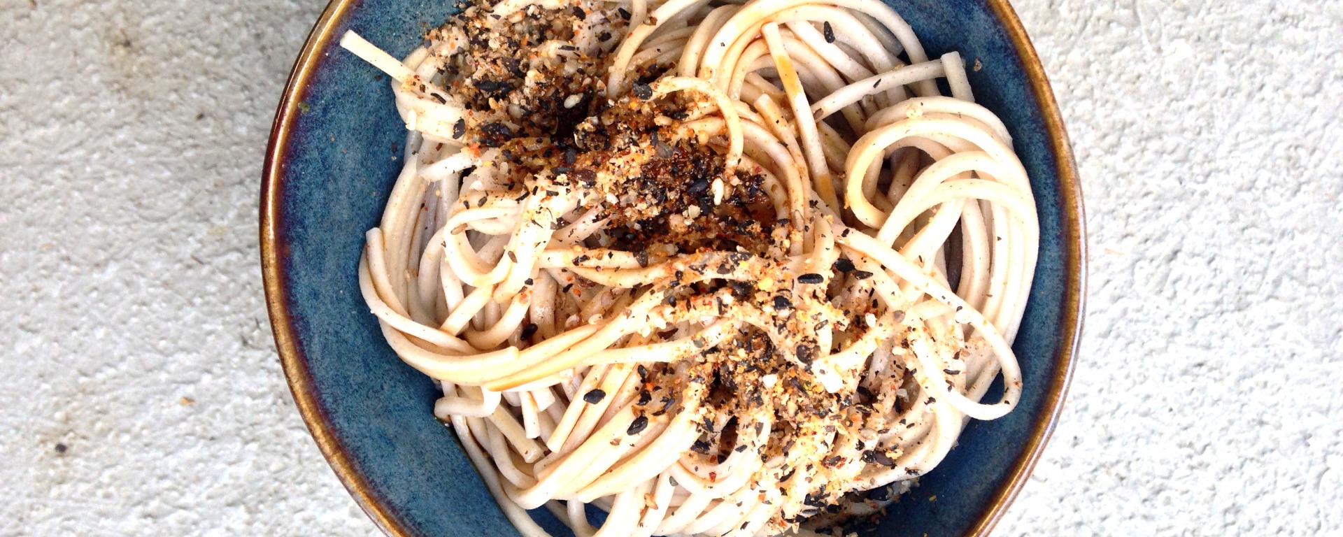 Gomasio and Avocado Soba Noodles