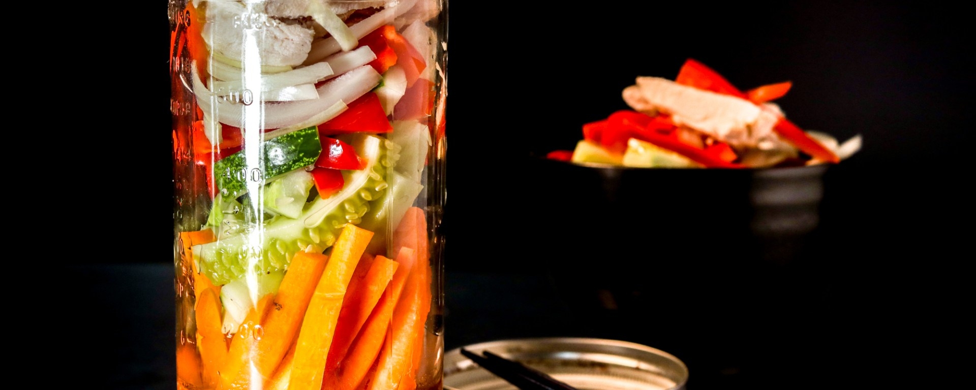 Mason Jar Asian Salad