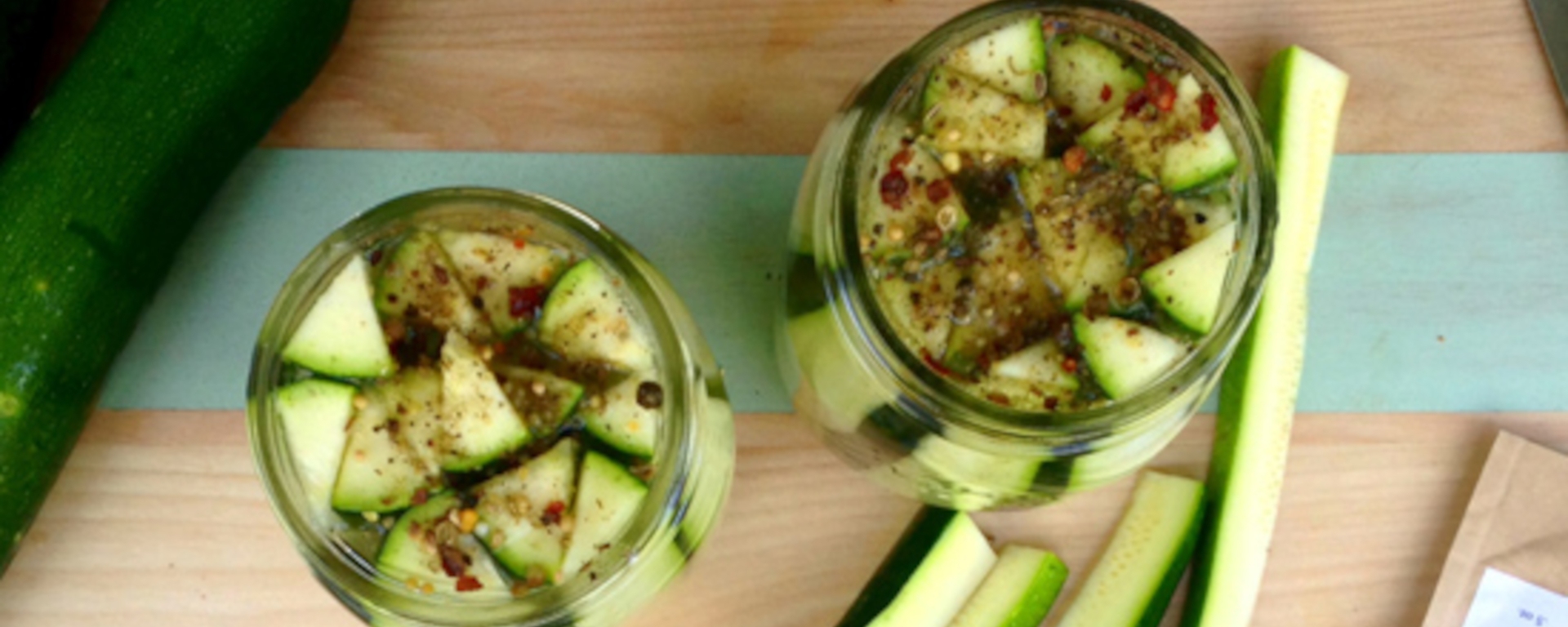 Pickled Zucchinis