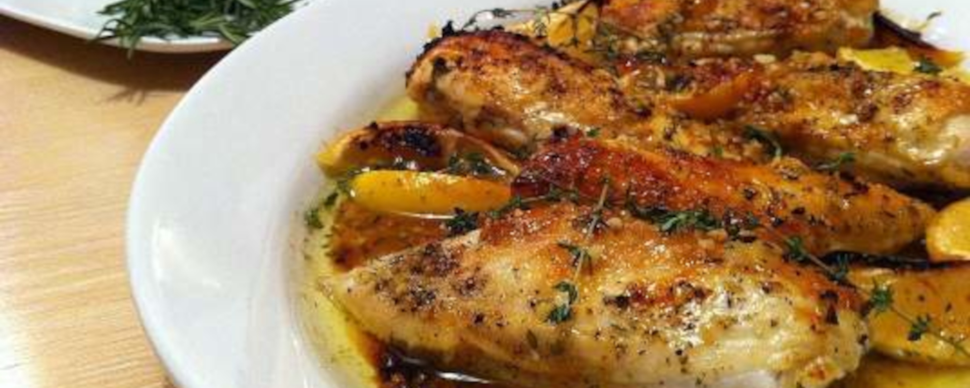 Roast Chicken with Two Lemons