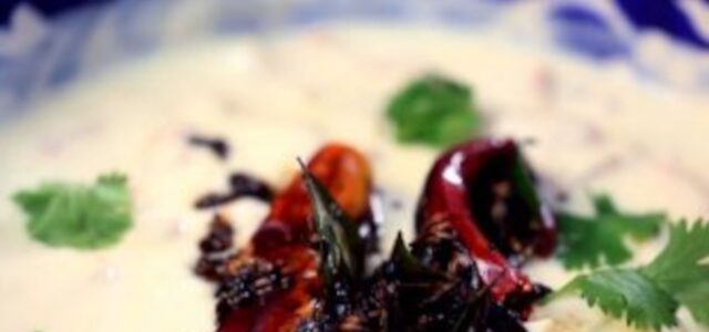 LuvMyRecipe.com - Roasted Bell Pepper Raita Featured