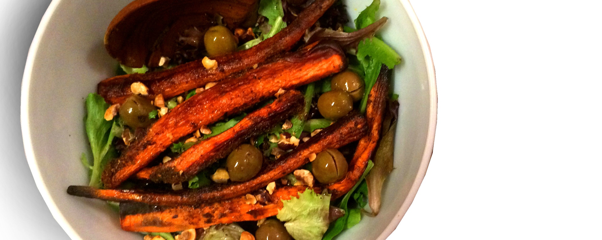 Sumac Carrot Salad with Almonds and Olives