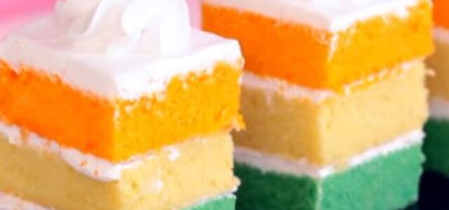 LuvMyRecipe.com - Tri-Coloured Pound Cake Featured