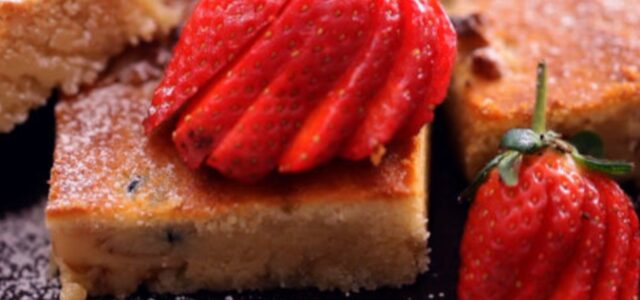 LuvMyRecipe.com - Decadent White Chocolate Brownie Featured