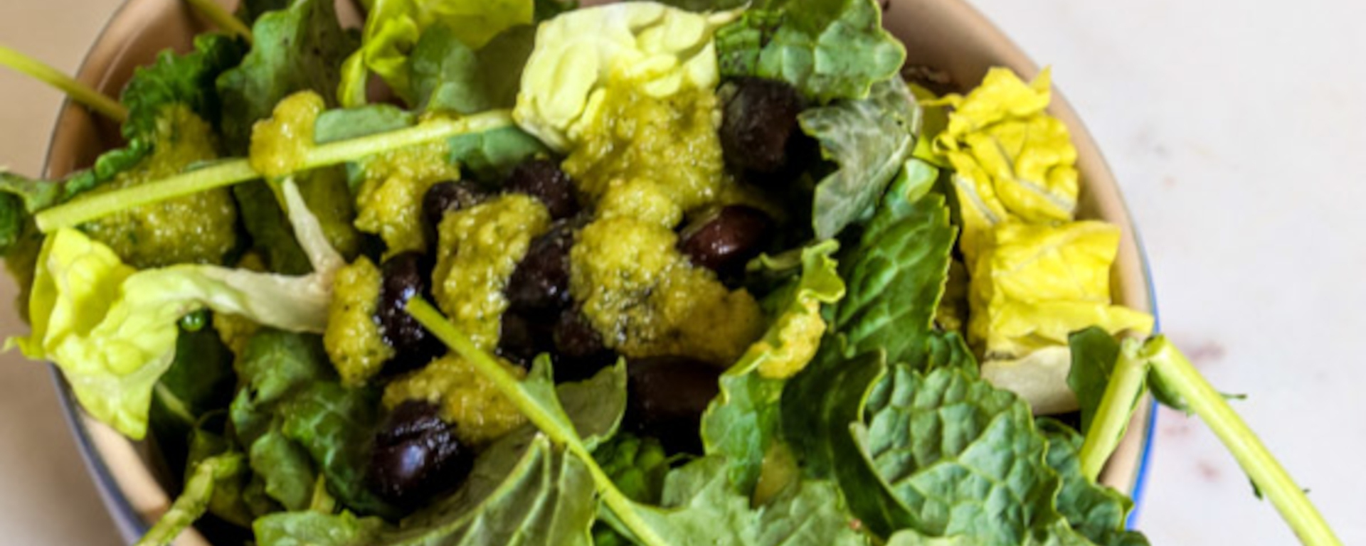 Black Bean and Baby Kale Salad