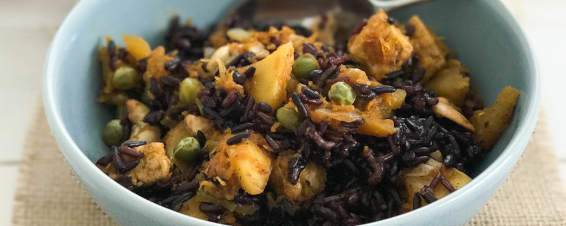 Cashew Nut, Pineapple and Tempeh Fried Rice