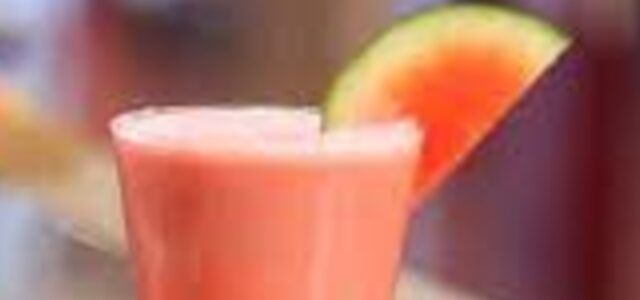 LuvMyRecipe.com - Watermelon Yogurt Smoothie featured